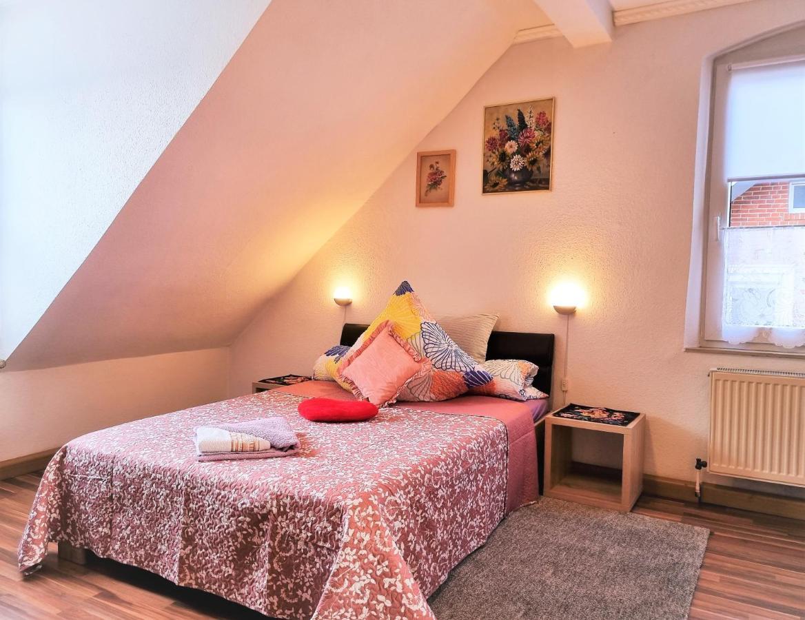 Apartment Bayreuth, Grosse Ferienwohnung Im Haus Mit Kunst, 3 Schlafzimmer, Kueche, Parkplatz Exterior foto